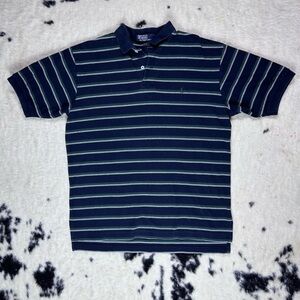 Polo Ralph Lauren Men's Dark Blue Short Sleeve Polo Shirt Size Large